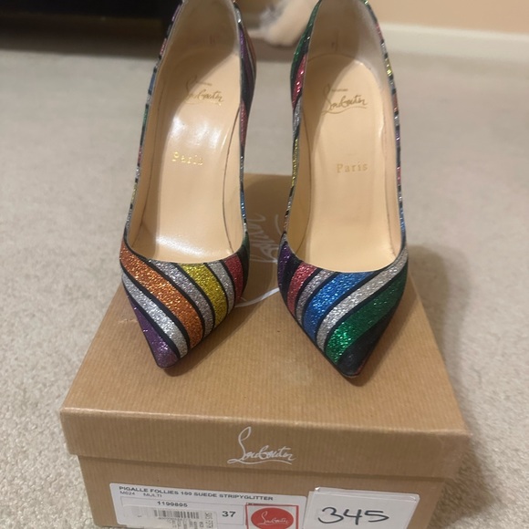 Christian Louboutin Shoes - Christian Louboutin Glitter Multicolor Heels